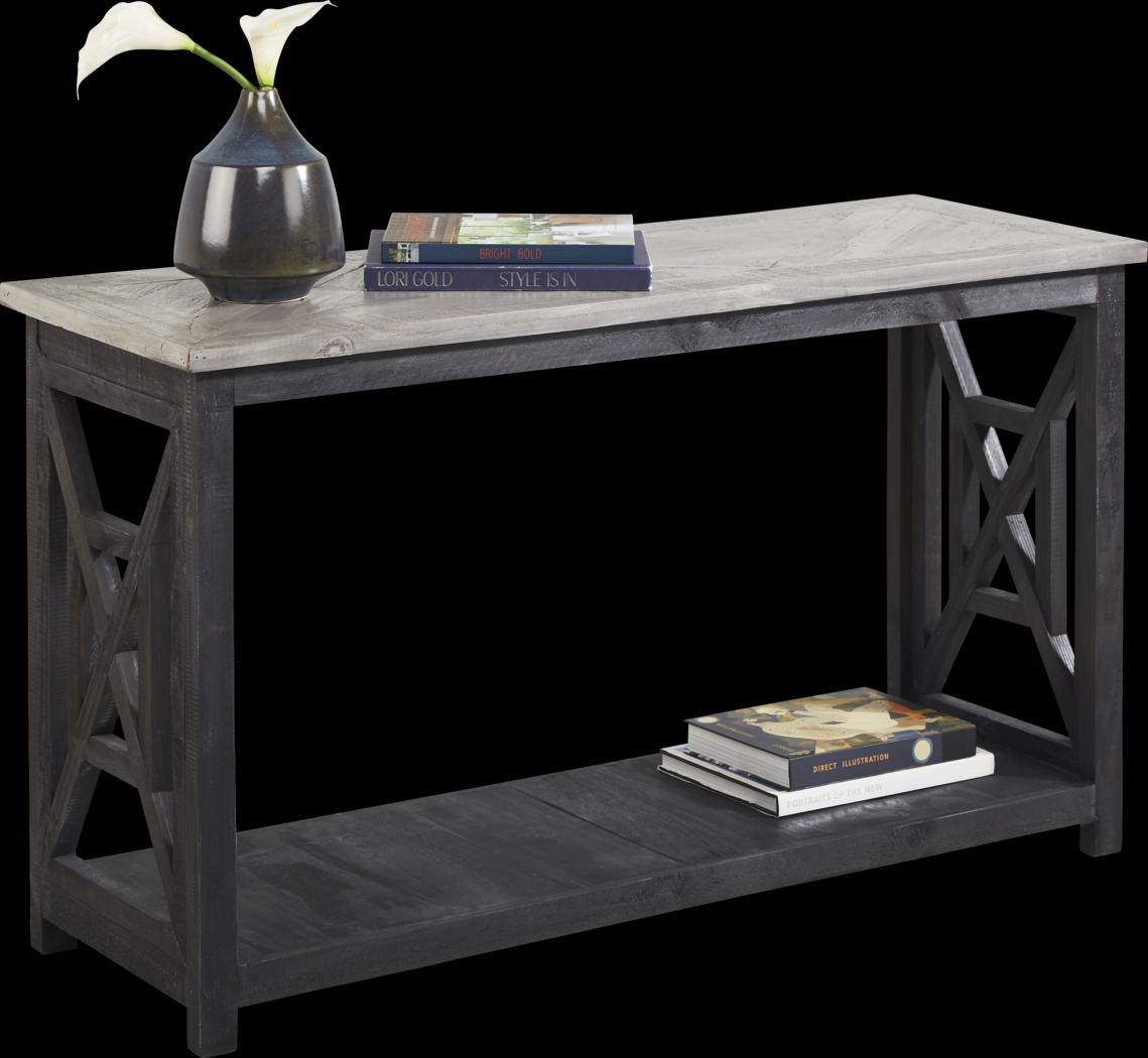 Danusa Black Sofa Table - Thumbnail - Image 3