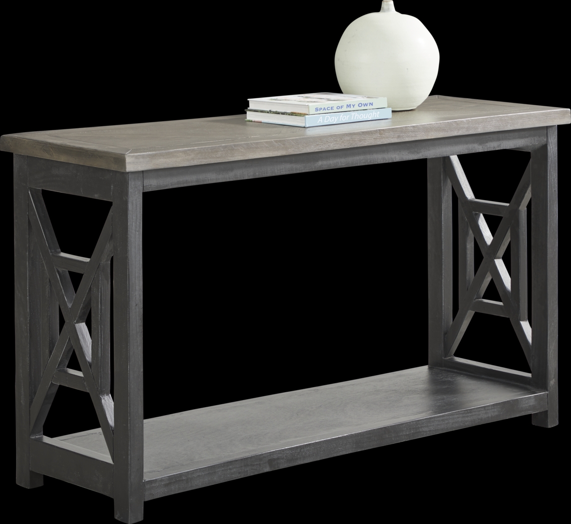 Danusa Black Sofa Table - Thumbnail - Image 2