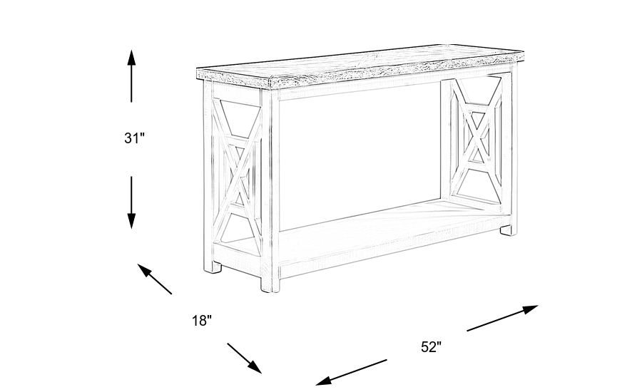 Dimension Image. Please refer to the Dimension Tab on this page for dimension details.