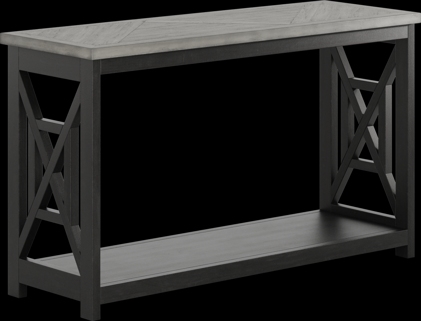 Danusa Black Sofa Table - Thumbnail - Image 1
