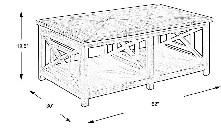 Dimension Image. Please refer to the Dimension Tab on this page for dimension details.