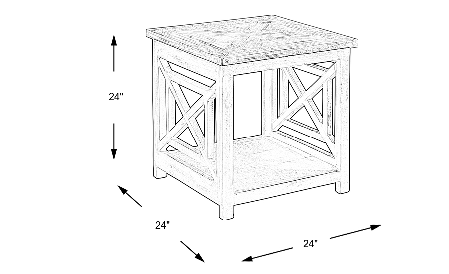 Dimension Image. Please refer to the Dimension Tab on this page for dimension details.