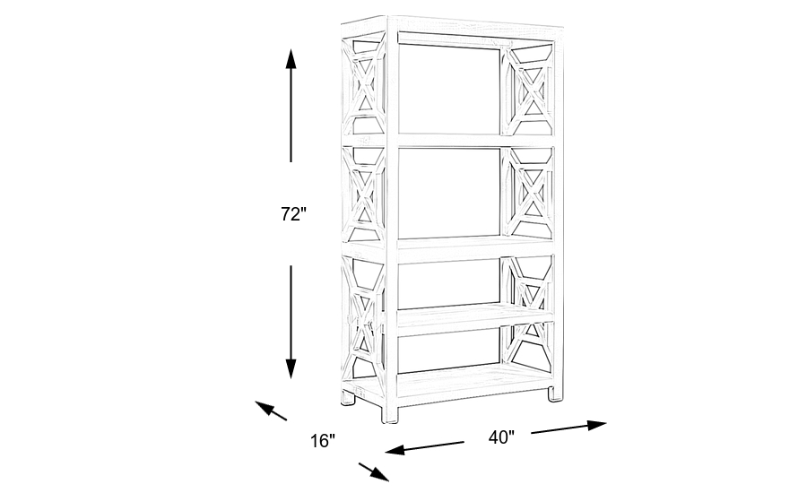 Dimension Image. Please refer to the Dimension Tab on this page for dimension details.