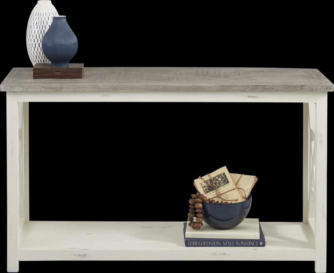 Danusa Gray Sofa Table - Thumbnail - Image 2