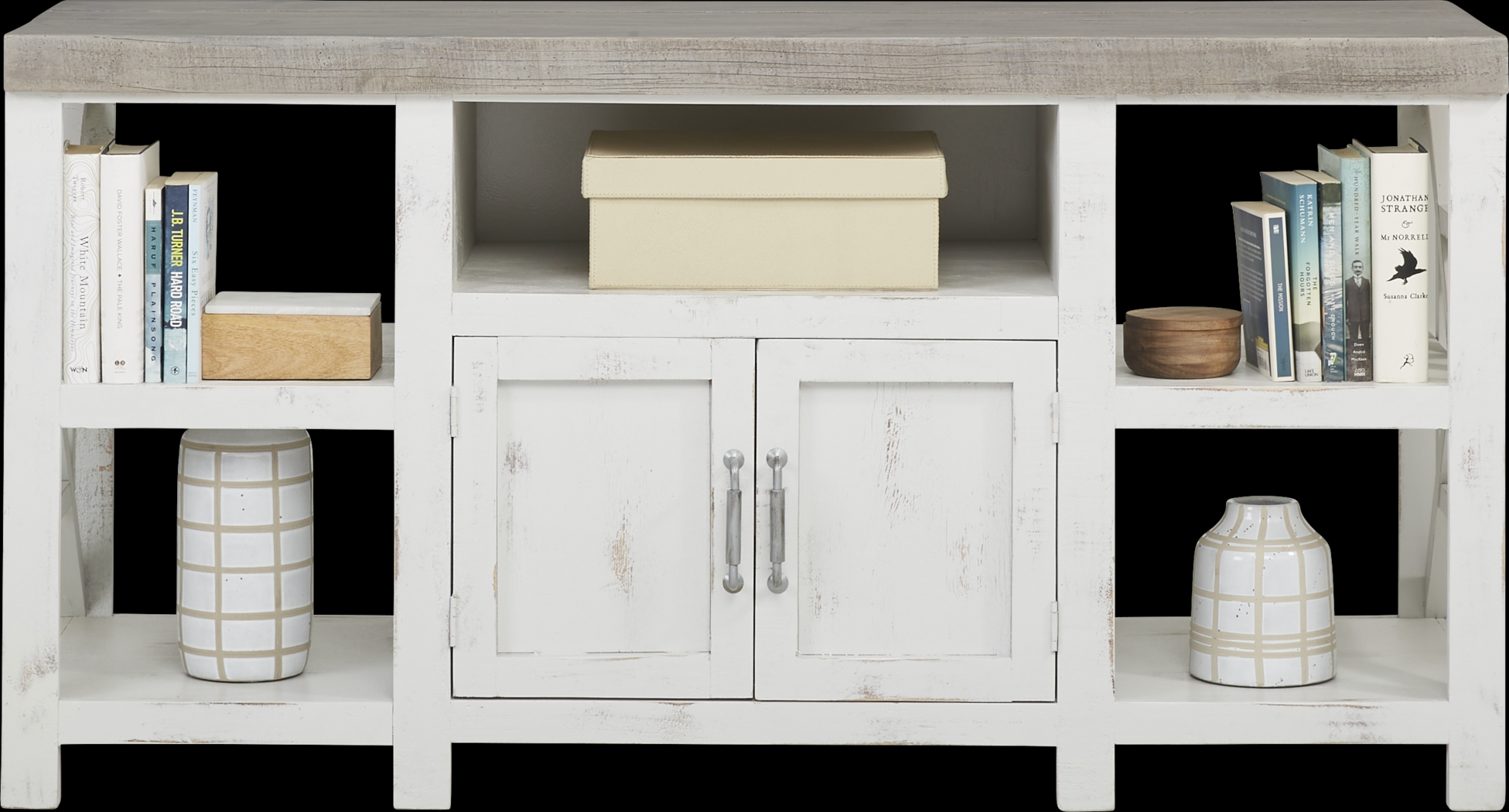 Danusa White 62 in. Console - Thumbnail - Image 2