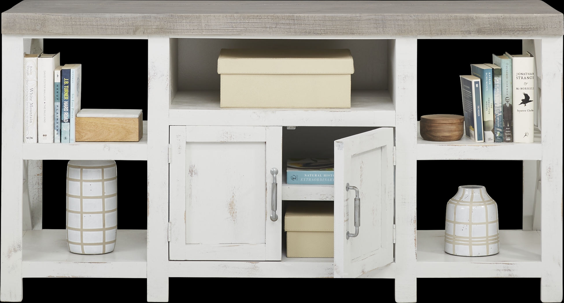 Danusa White 62 in. Console - Thumbnail - Image 4