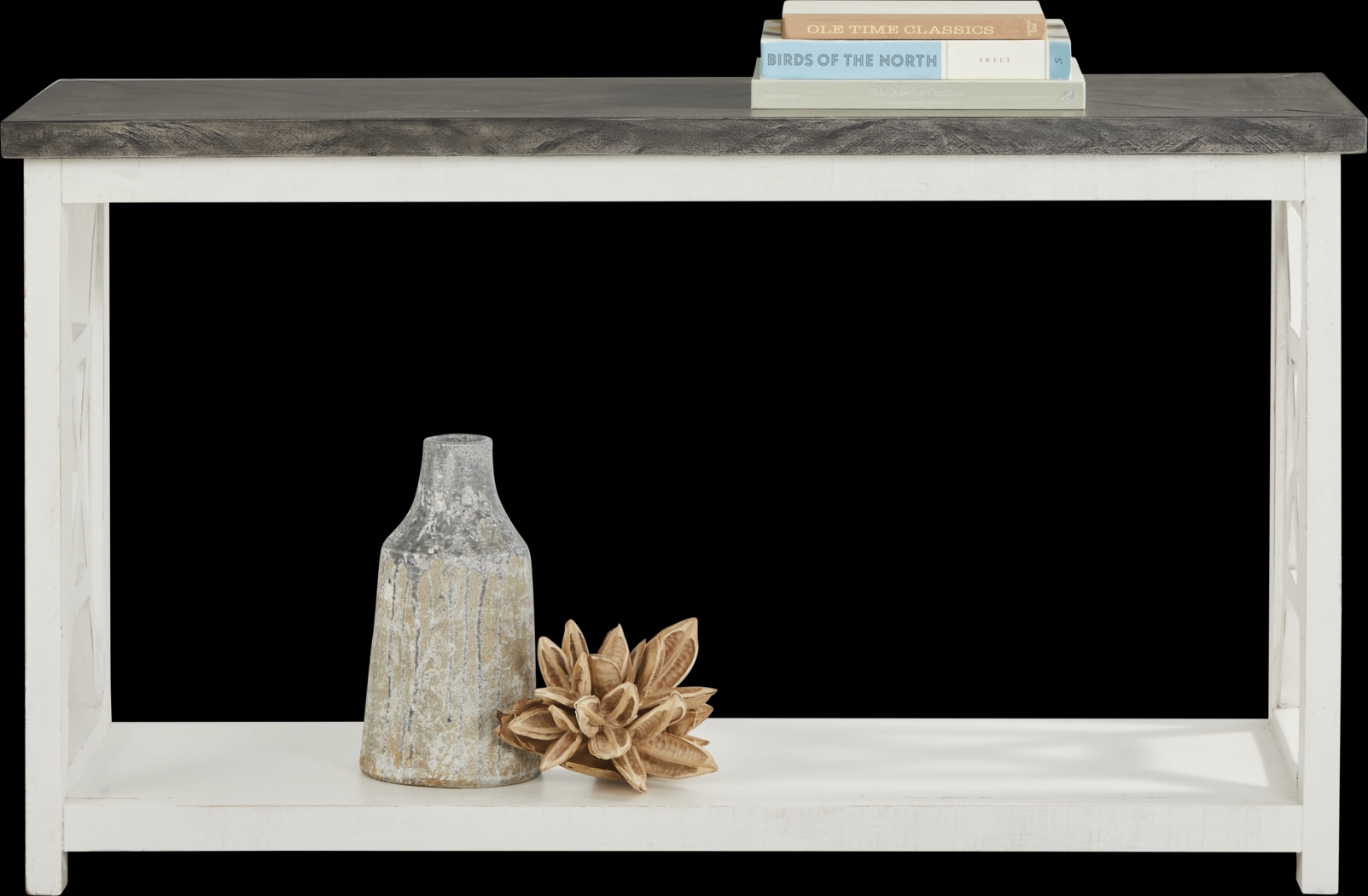 Danusa White Sofa Table - Thumbnail - Image 3