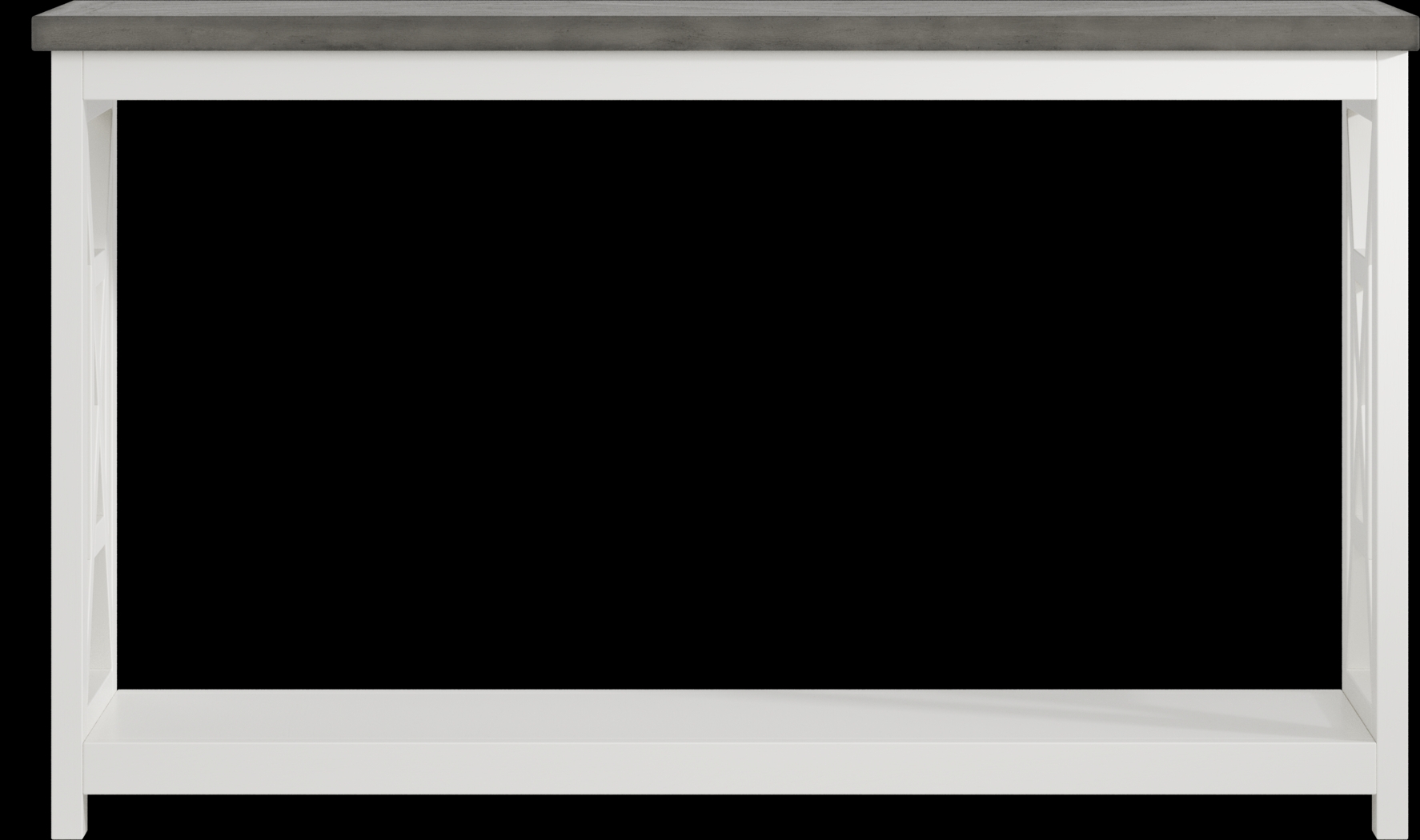 Danusa White Sofa Table - Thumbnail - Image 2