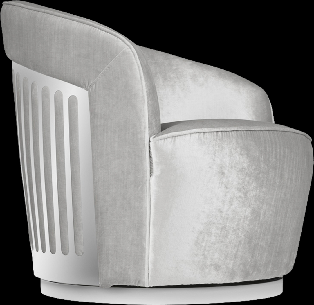 Daphane Gray Accent Chair - Thumbnail - Image 3