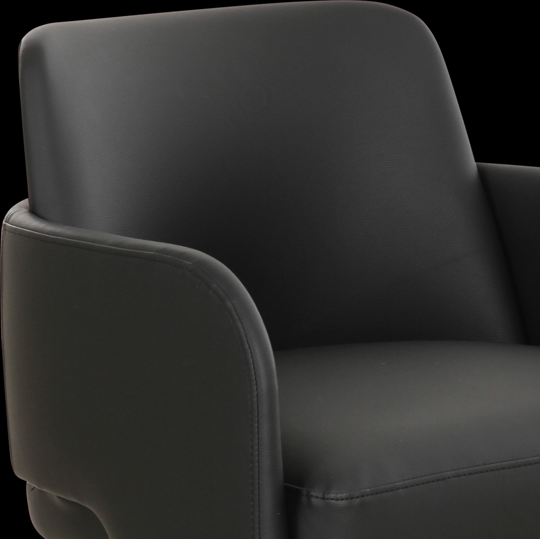 Daphia Black Arm Chair - Thumbnail - Image 5