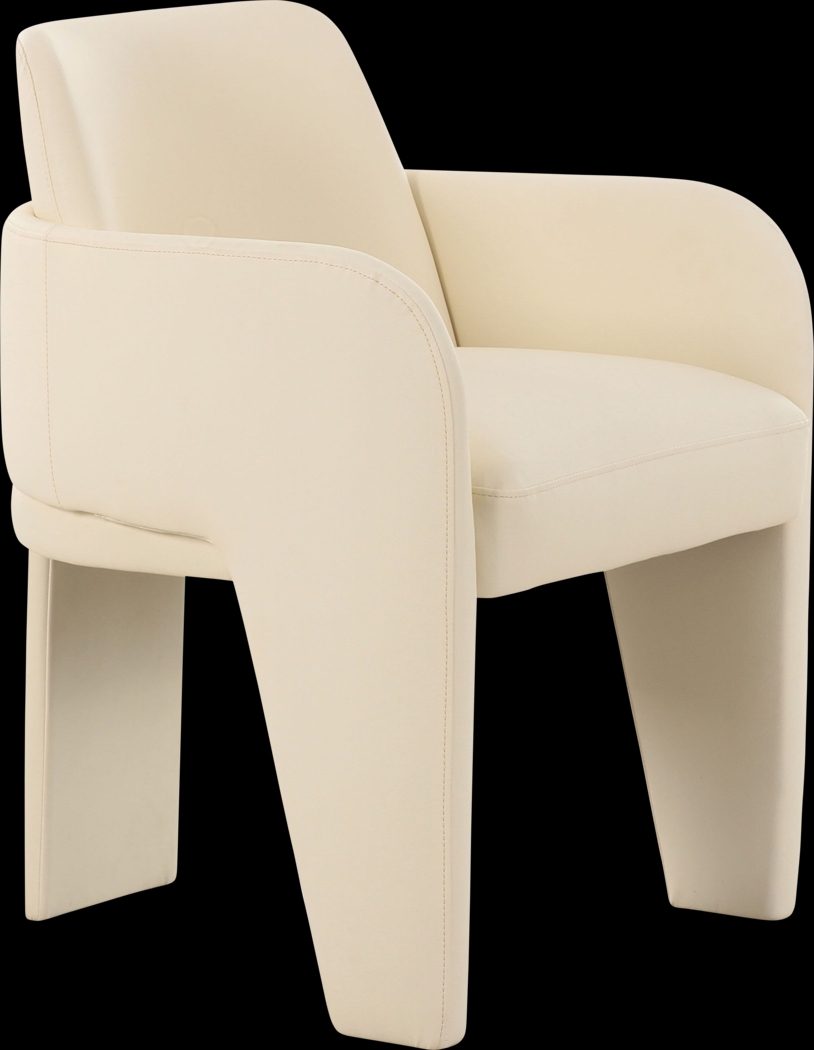 Daphia Cream Arm Chair - Thumbnail - Image 1