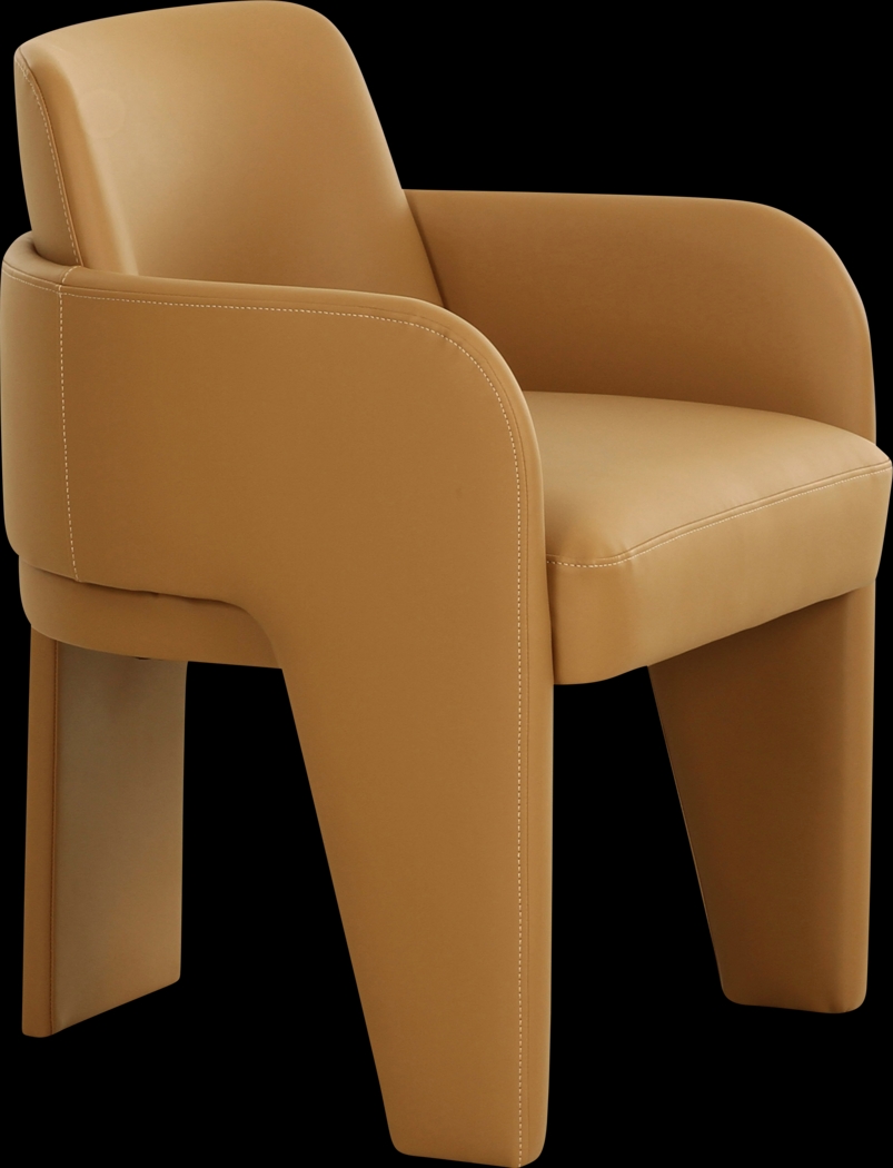 Daphia Tan Arm Chair - Thumbnail - Image 1