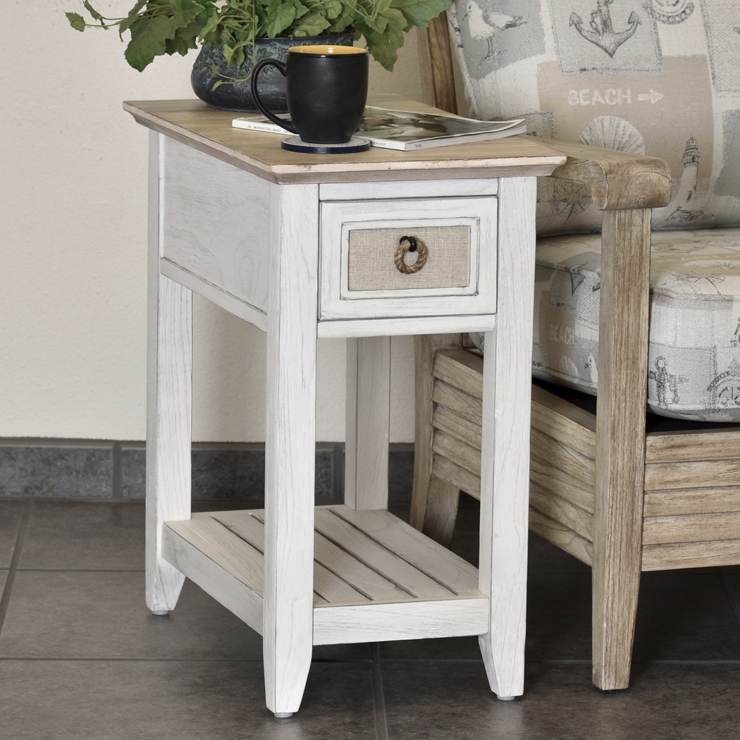Daphne Gray Chairside Table - Thumbnail - Image 2