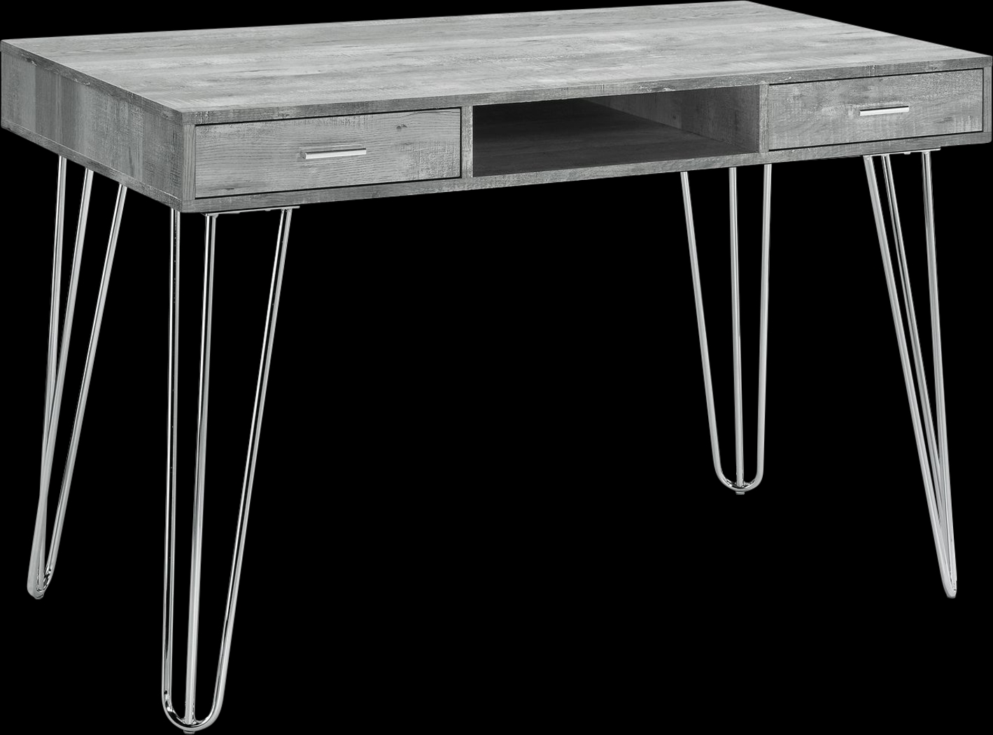 Daradele Gray Desk - Thumbnail - Image 1