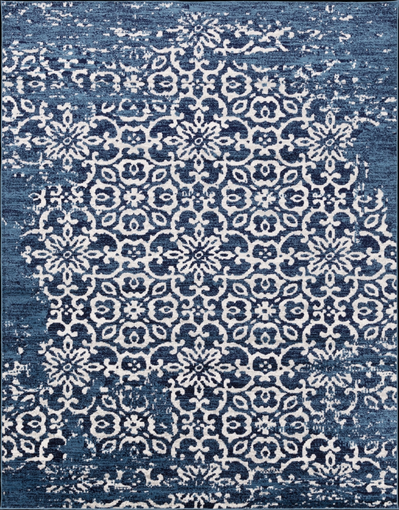 Daralice Navy 7'10 x 10'3  Rug - Thumbnail - Image 1