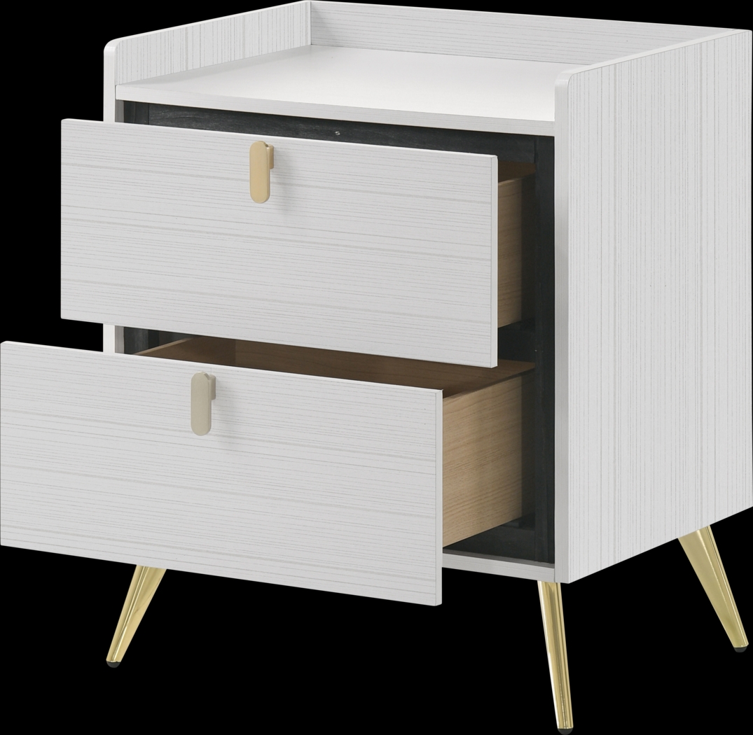 Daralyn White Nightstand - Thumbnail - Image 3