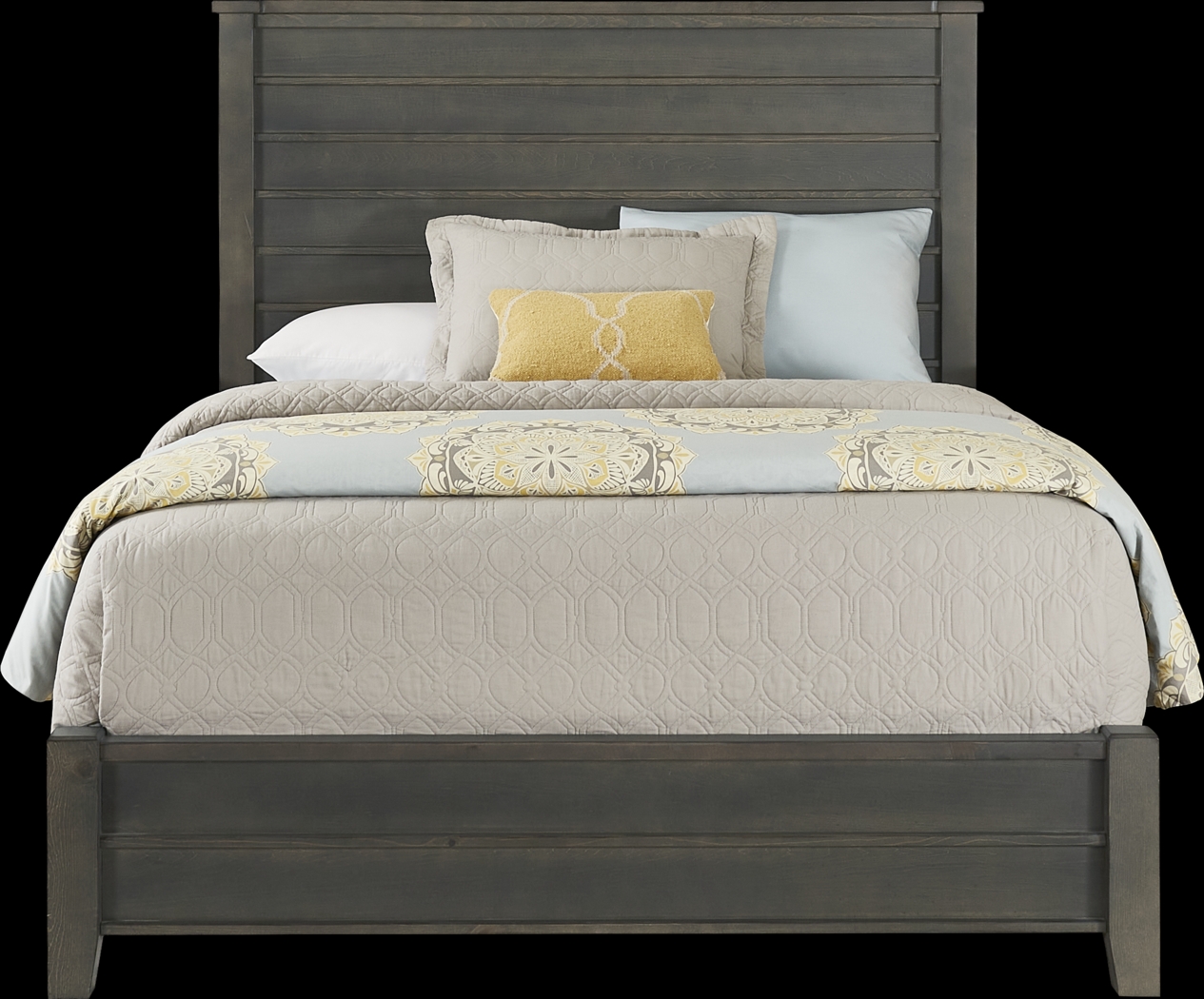 Darby Brook Dark Gray 7 Pc King Bedroom - Thumbnail - Image 2