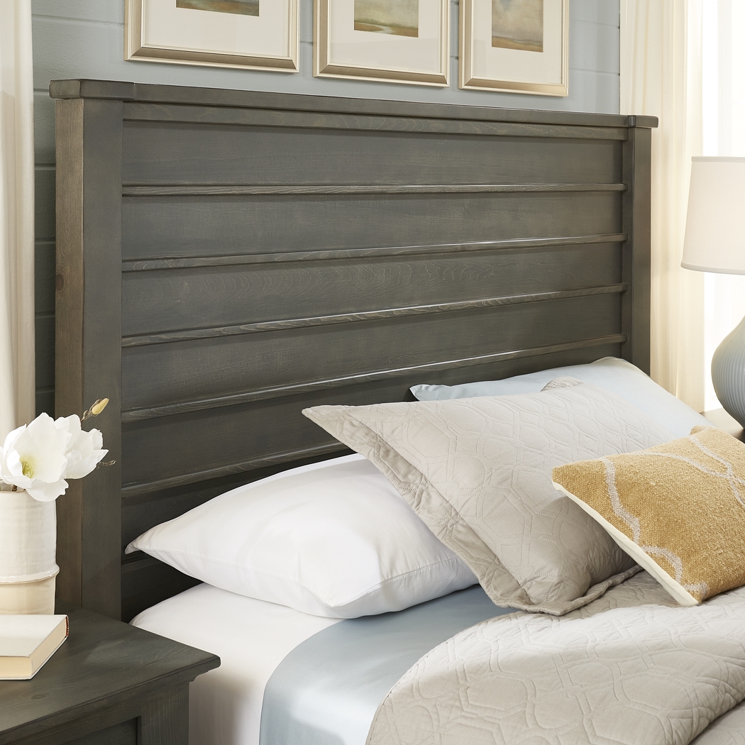 Darby Brook Dark Gray 5 Pc Queen Bedroom - Thumbnail - Image 3