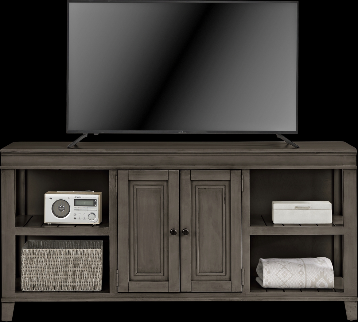 Darby Brook Dark Gray 66 in. Console - Thumbnail - Image 2