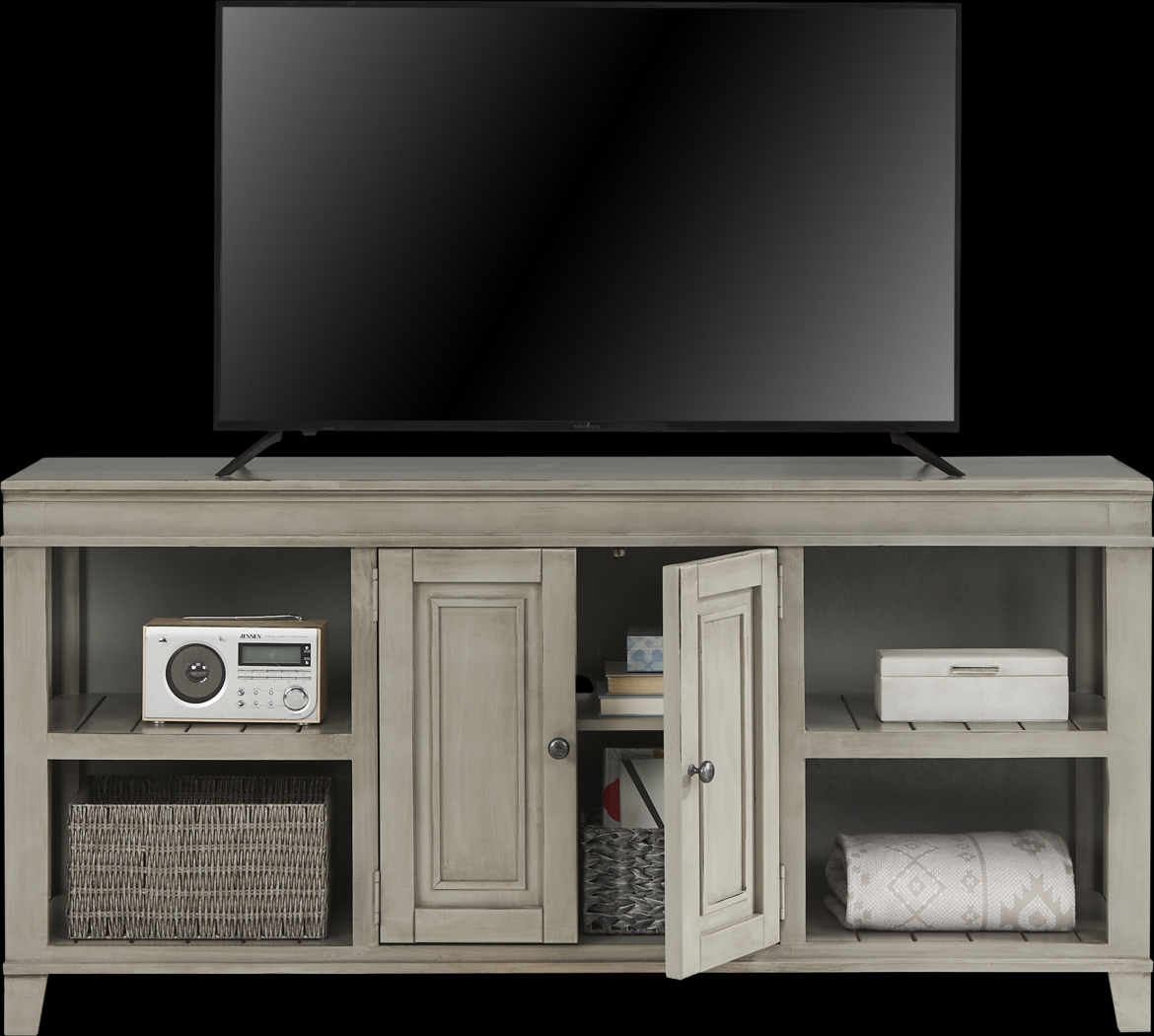 Darby Brook Light Gray 66 in. Console - Thumbnail - Image 3