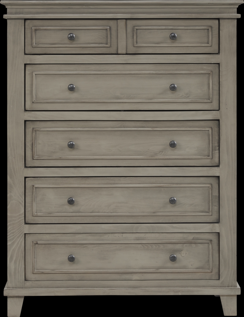 Darby Brook Light Gray Chest - Thumbnail - Image 1