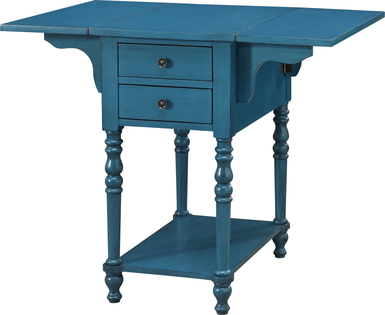 Darcell Blue Accent Table - Thumbnail - Image 2