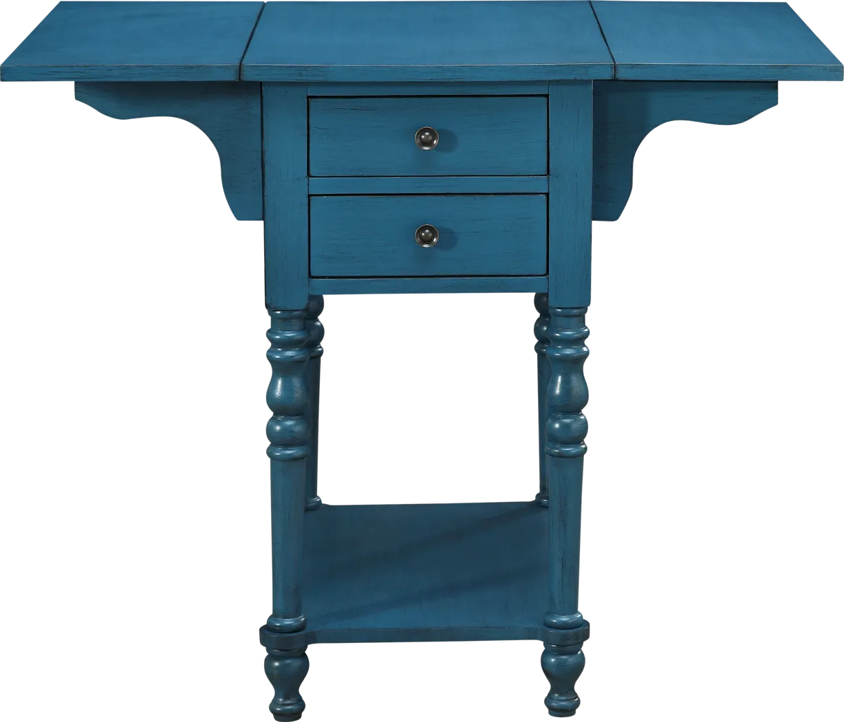 Darcell Blue Accent Table - Thumbnail - Image 1