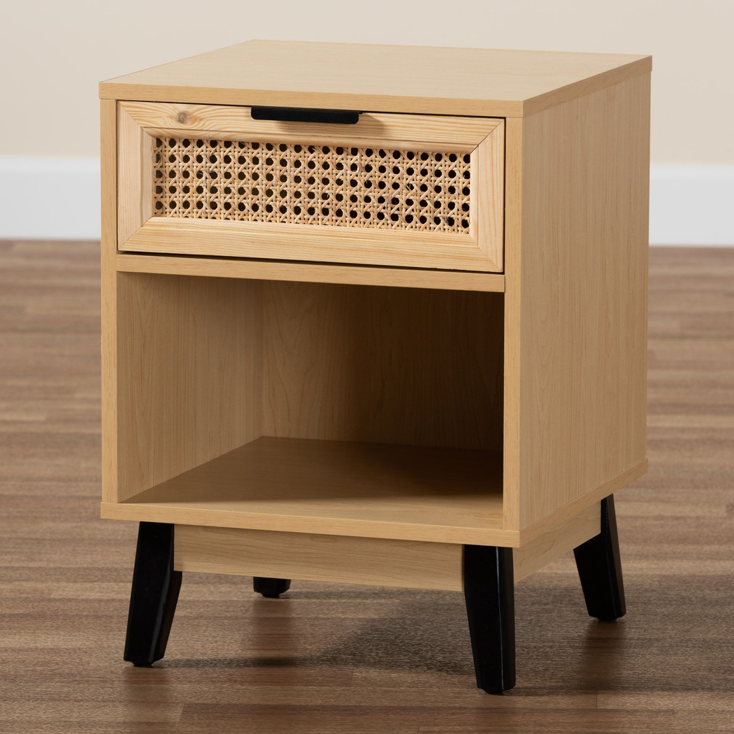 Darcella Oak Nightstand - Thumbnail - Image 7
