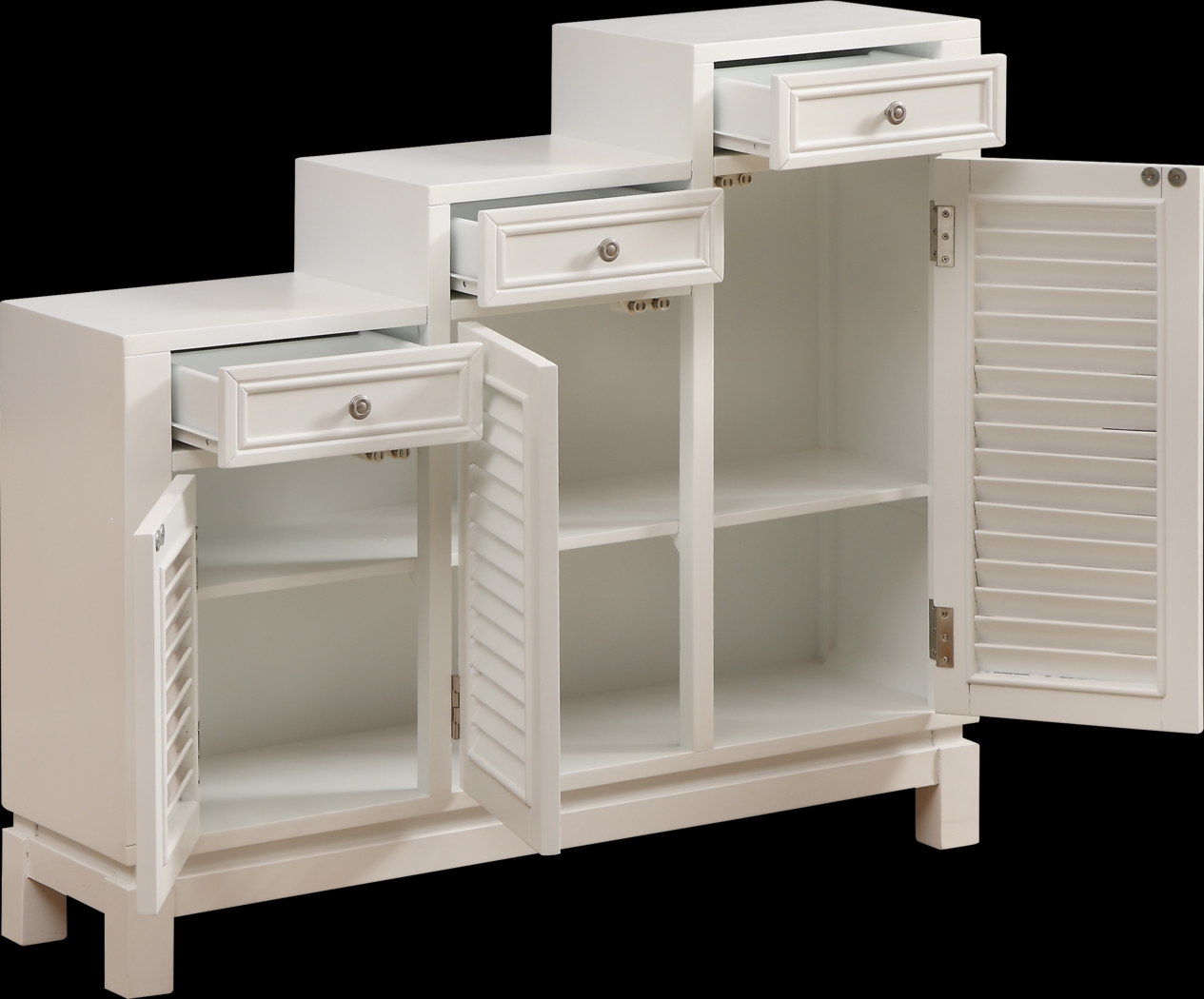 Darcie White Accent Cabinet - Thumbnail - Image 3