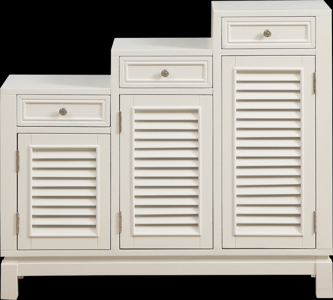 Darcie White Accent Cabinet - Thumbnail - Image 1