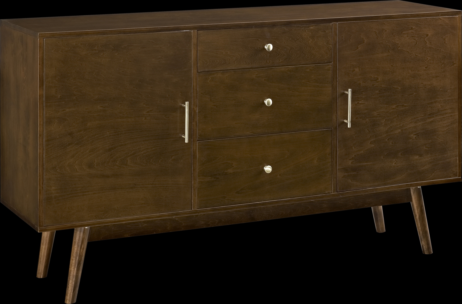 Darcy Walnut 60 in. Console - Thumbnail - Image 2