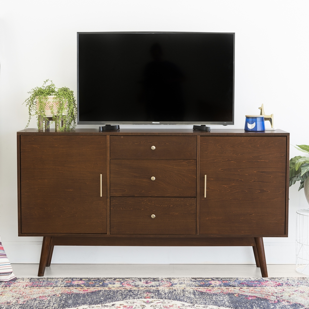 Darcy Walnut 60 in. Console - Thumbnail - Image 6