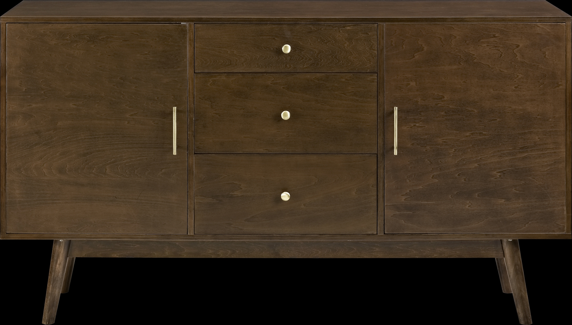 Darcy Walnut 60 in. Console - Thumbnail - Image 1