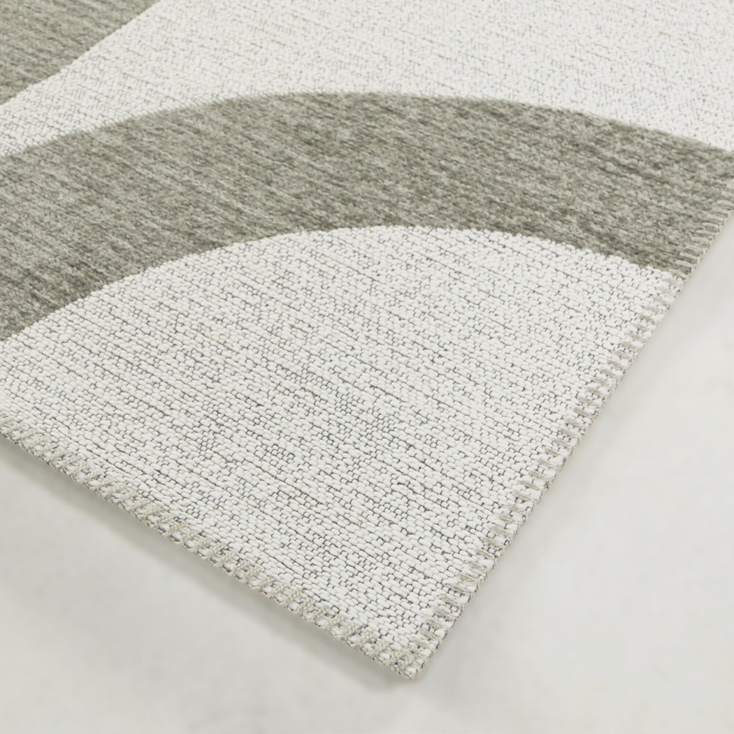 Dardios Taupe 5'3 x 7' Area Rug - Thumbnail - Image 3