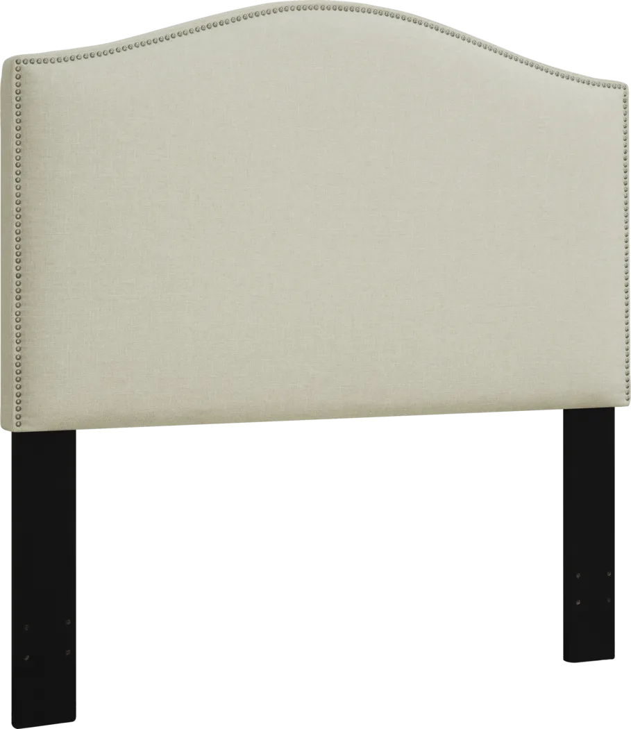 Dariana Beige Full/Queen Upholstered Headboard - Thumbnail - Image 2