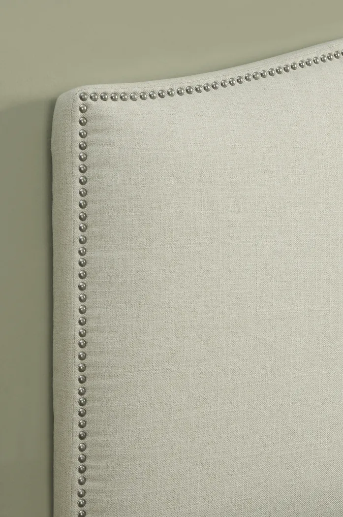 Dariana Beige Full/Queen Upholstered Headboard - Thumbnail - Image 3