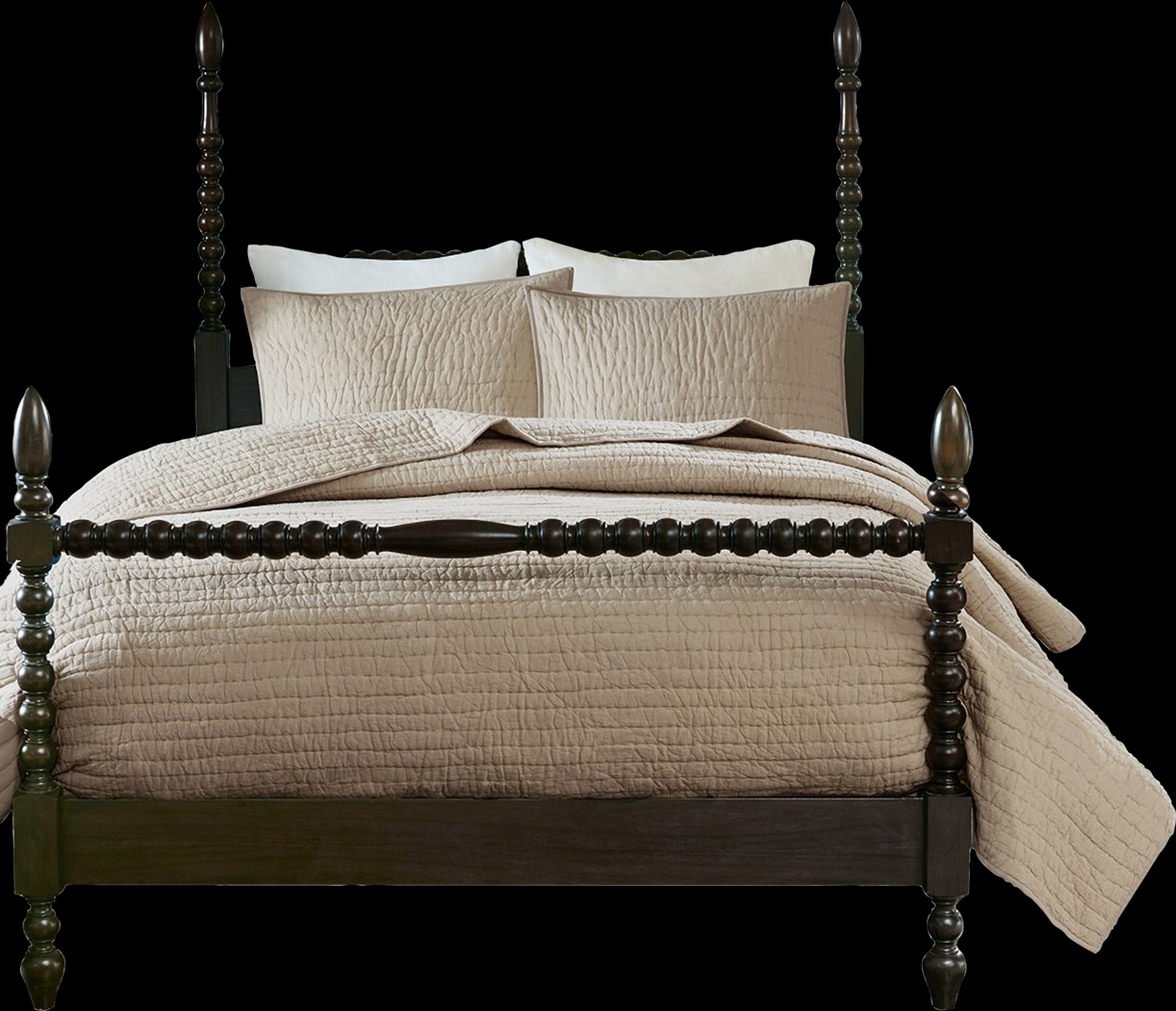 Dariox Beige 3 pc King Quilt Set - Thumbnail - Image 1