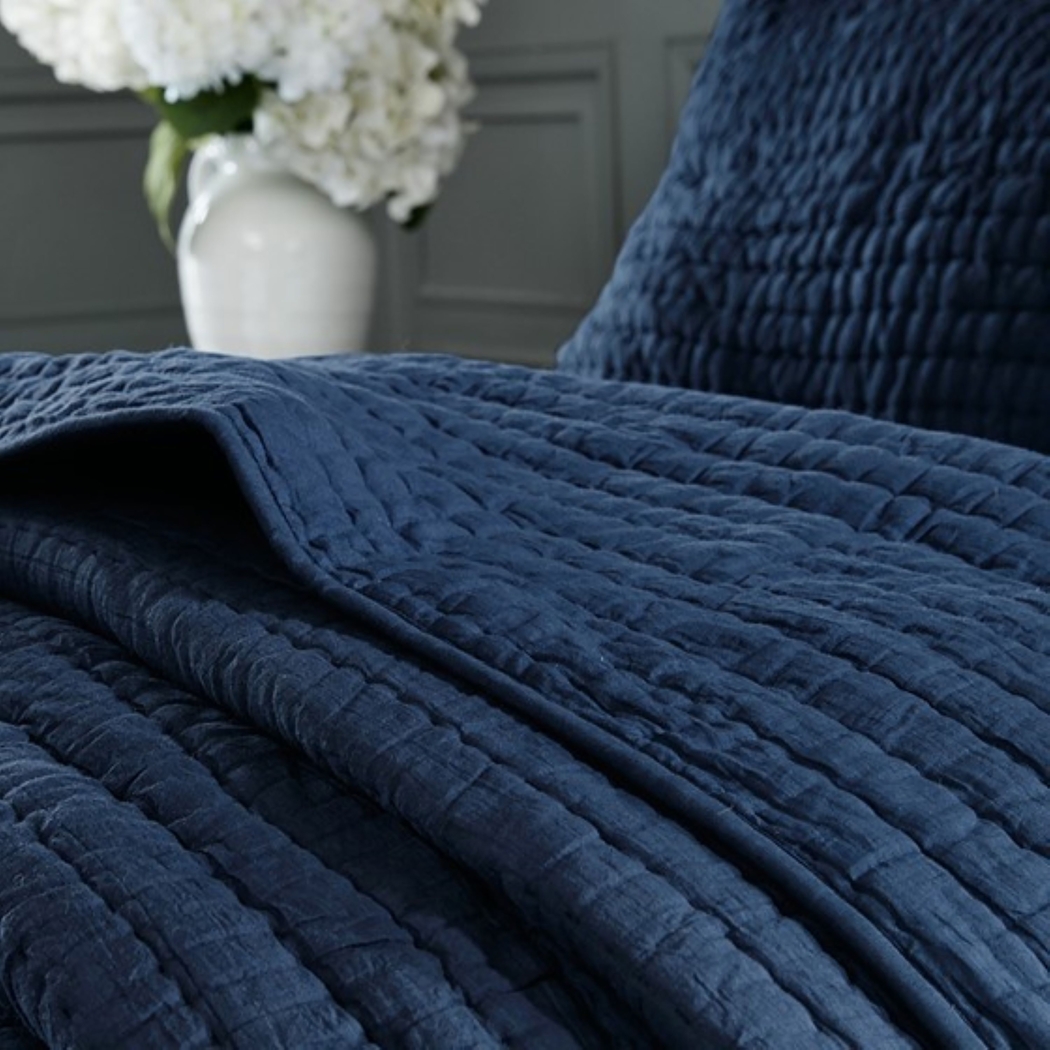 Dariox Blue 3 pc King Quilt Set - Thumbnail - Image 4
