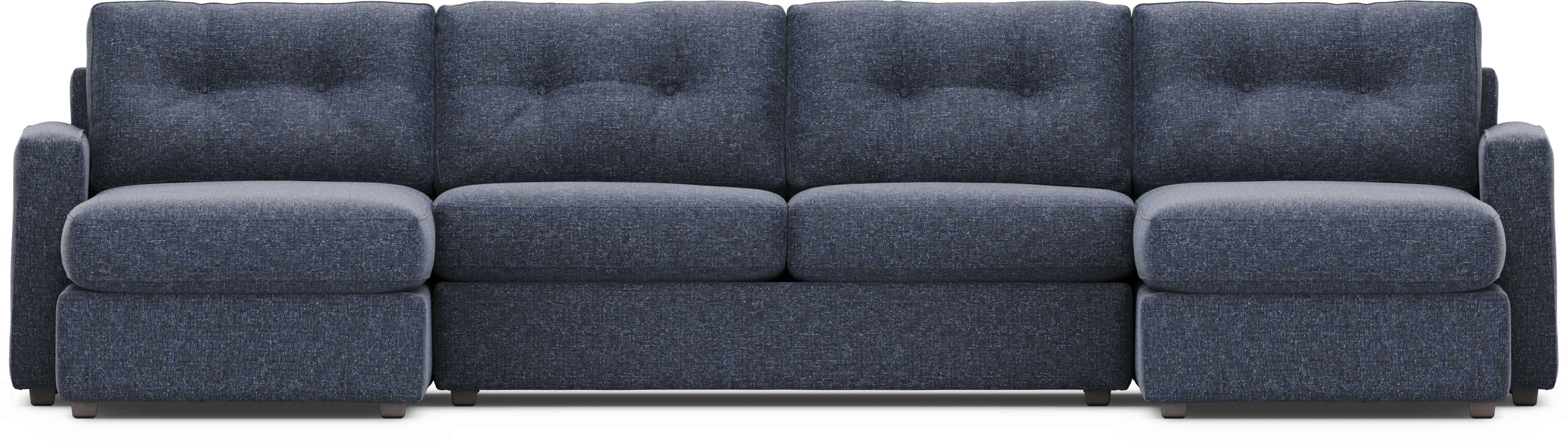 Dark Blue 3 Pc ModularOne Gel Foam Sleeper - Thumbnail - Image 3