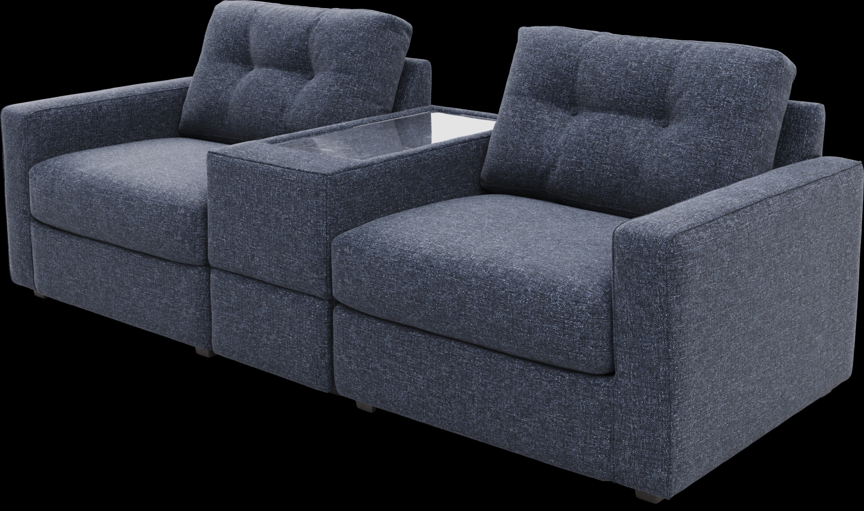 Dark Blue 3 Pc ModularOne - Thumbnail - Image 1