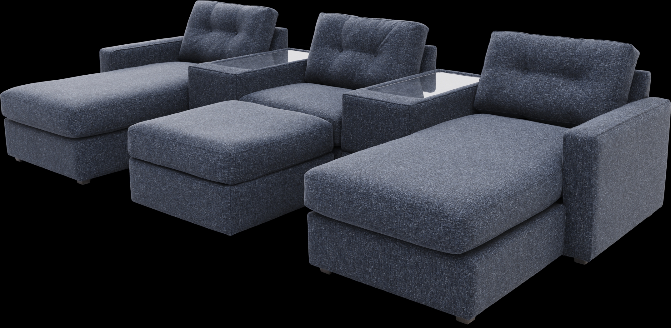 Dark Blue 6 Pc ModularOne - Thumbnail - Image 1