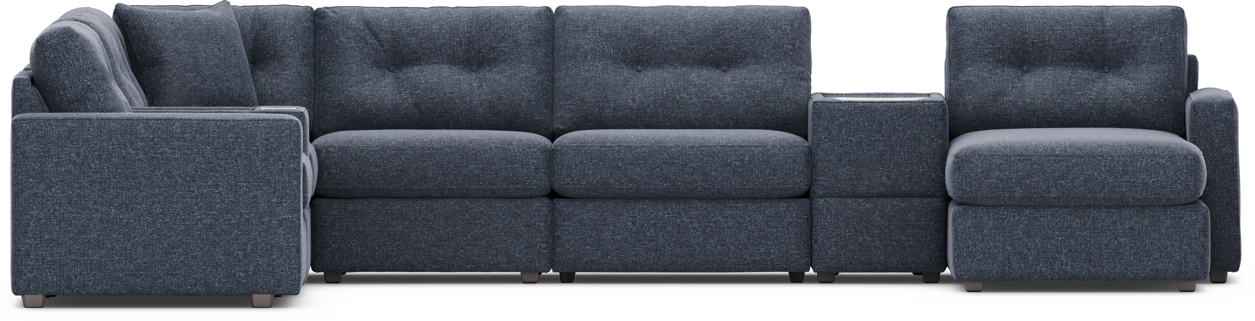 Dark Blue 8 Pc ModularOne with Media Consoles - Thumbnail - Image 3