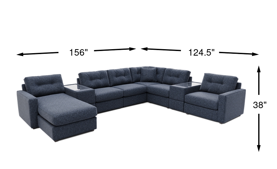 Dimension Image. Please refer to the Dimension Tab on this page for dimension details.