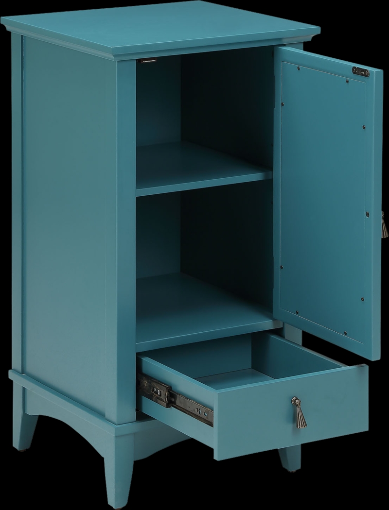 Darla Blue Accent Cabinet - Thumbnail - Image 2