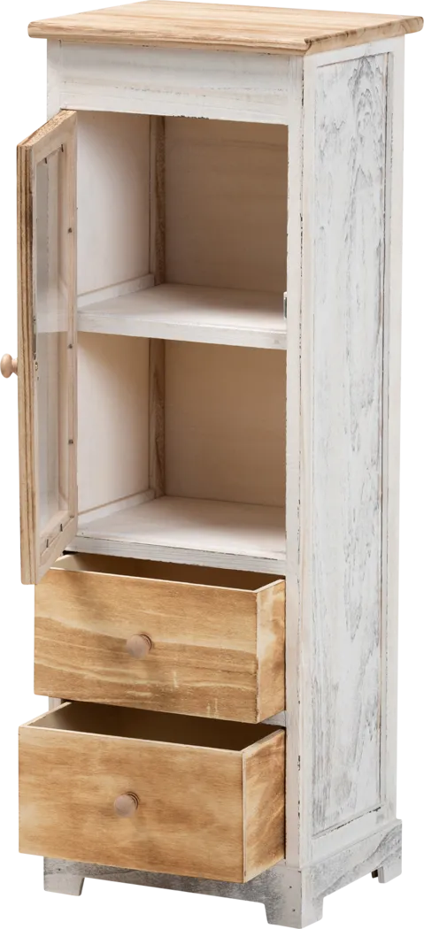 Darlane White Small Accent Cabinet - Thumbnail - Image 2
