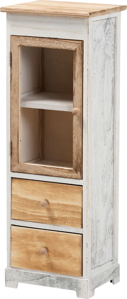 Darlane White Small Accent Cabinet - Thumbnail - Image 1