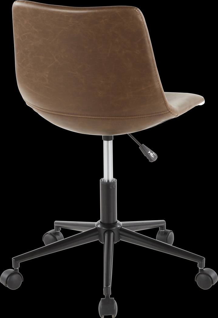 Darley Espresso Desk Chair - Thumbnail - Image 2