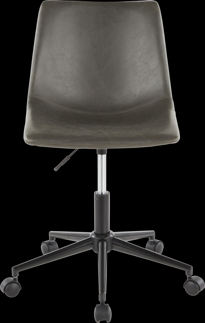 Darley Gray Desk Chair - Thumbnail - Image 4