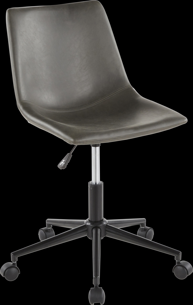 Darley Gray Desk Chair - Thumbnail - Image 1