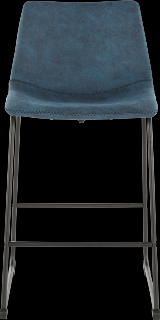 Darnell Blue Counter Height Stool, Set of 2 - Thumbnail - Image 3